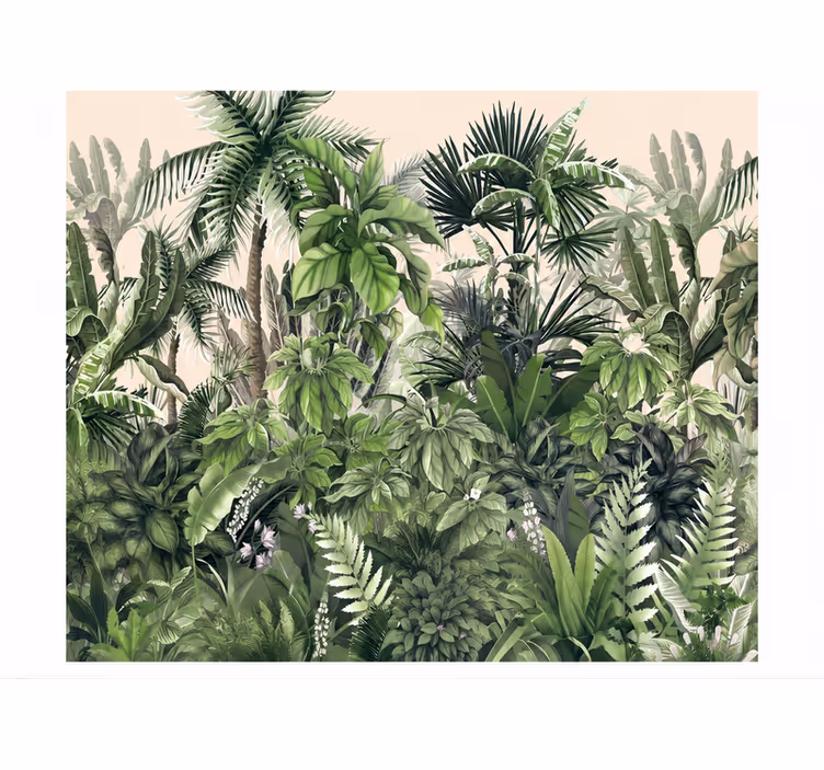 Fototapet natura junglă tropicală densă - TenStickers