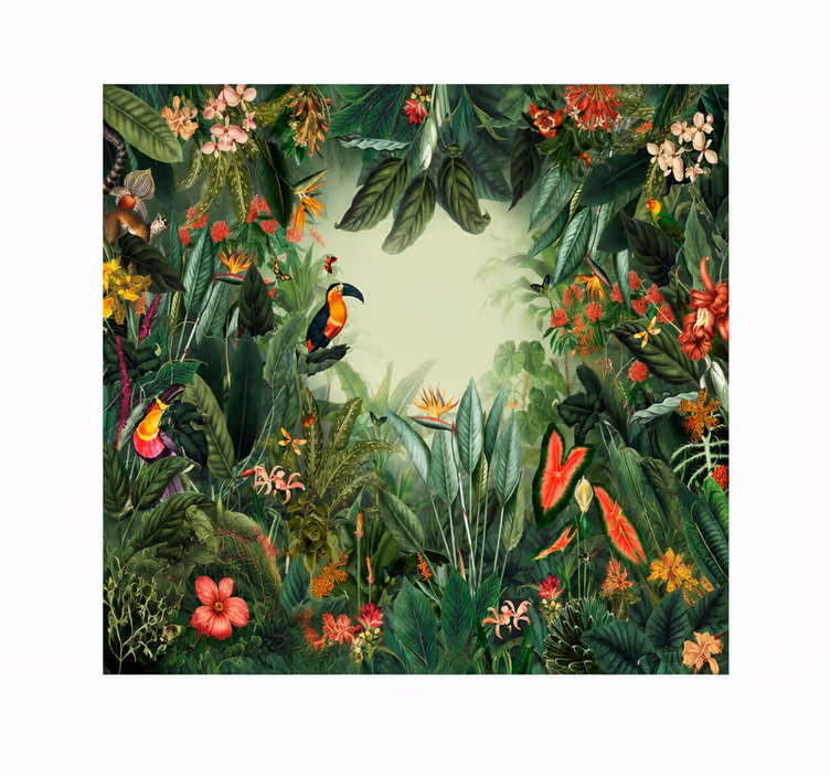 Fototapet natura grădină exotică - TenStickers