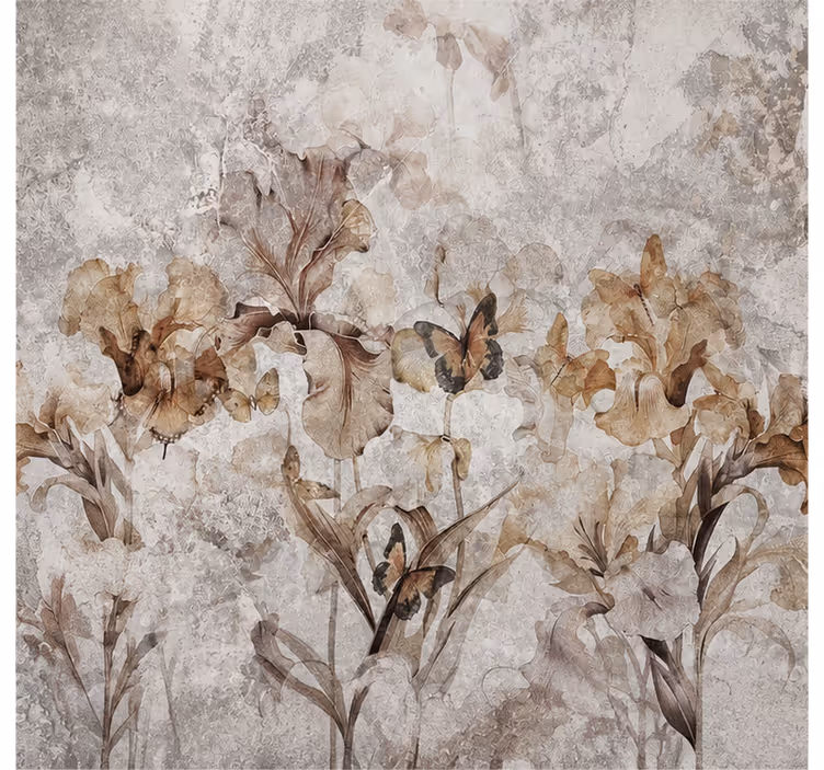 Fototapet natura flori de toamnă confortabile - TenStickers