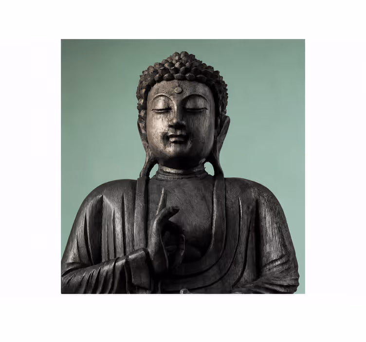Fototapet buddha sculptură - TenStickers