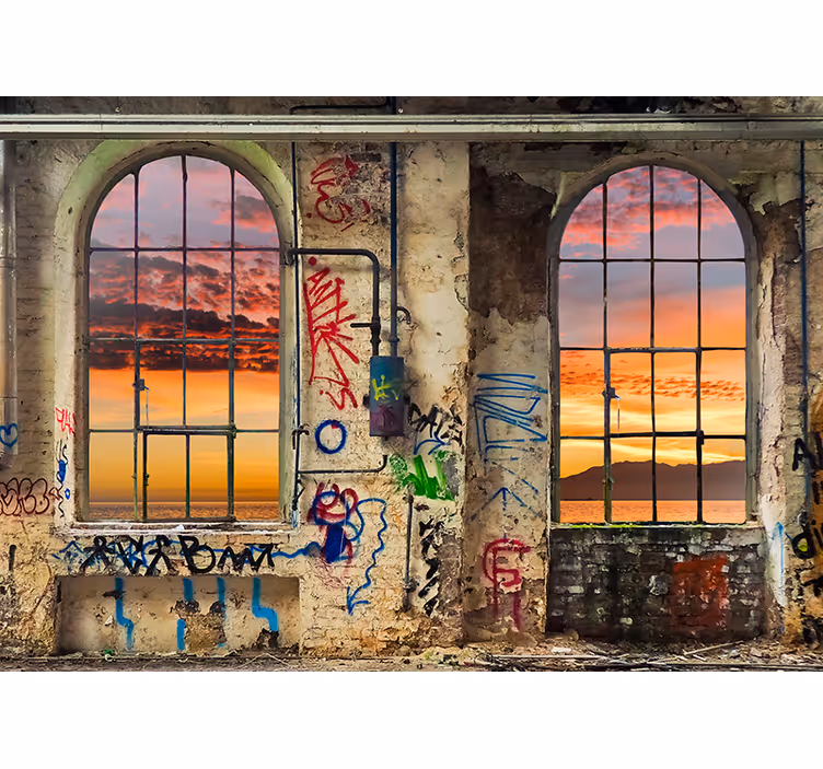 Murală de peisaj de coastă 3d - TenStickers