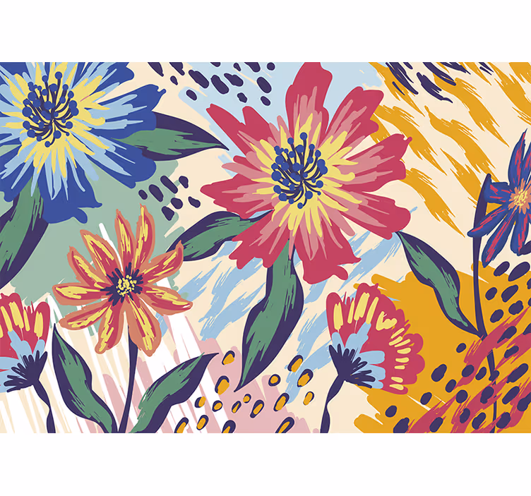 Van gogh flori de artă clasică murală - TenStickers