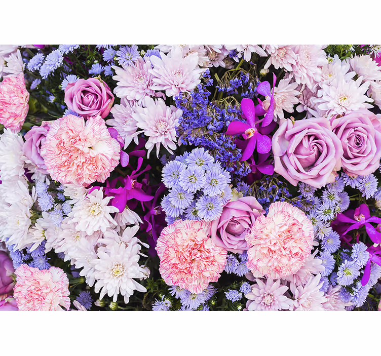 Pictură murală florală frumoasă - TenStickers
