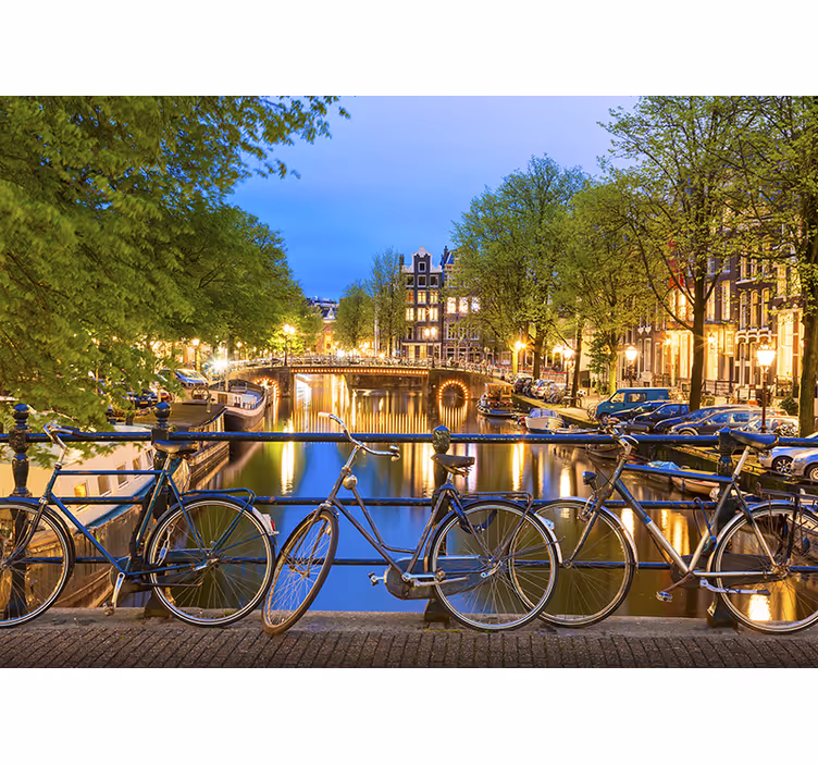 Canal mural amsterdam - TenStickers