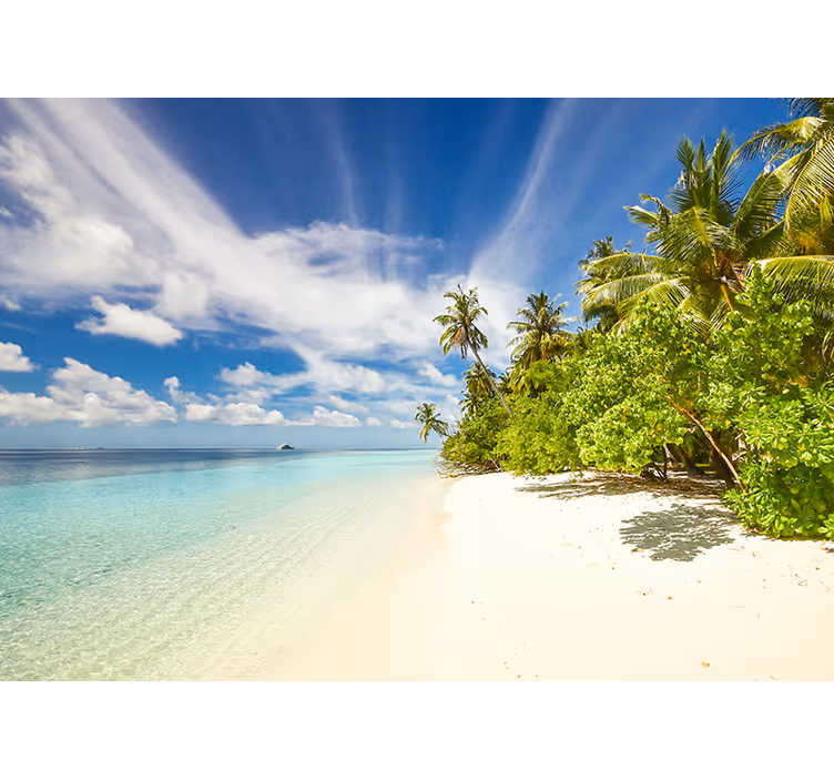 Pictură tropicală de mare insulă mare - TenStickers