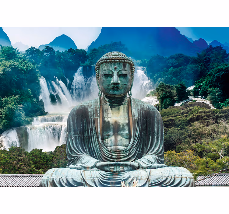 Cascade de perete calm de buddha - TenStickers