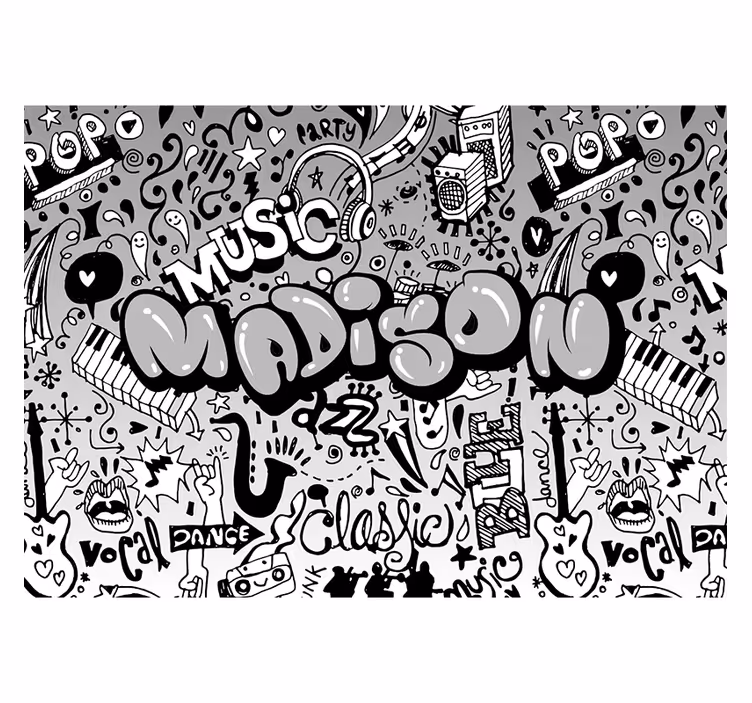 Fototapet muzică design tematic muzical - TenStickers