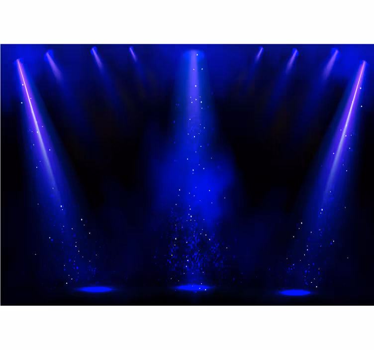 Fototapet abstract efect particule de lumină - TenStickers
