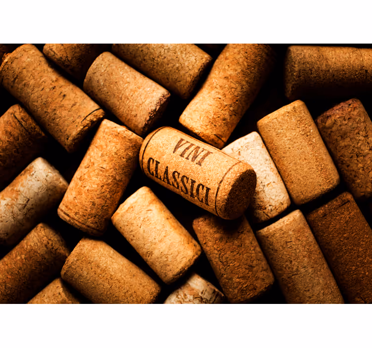 Mural de perete clasic cu dopuri de vin - TenStickers