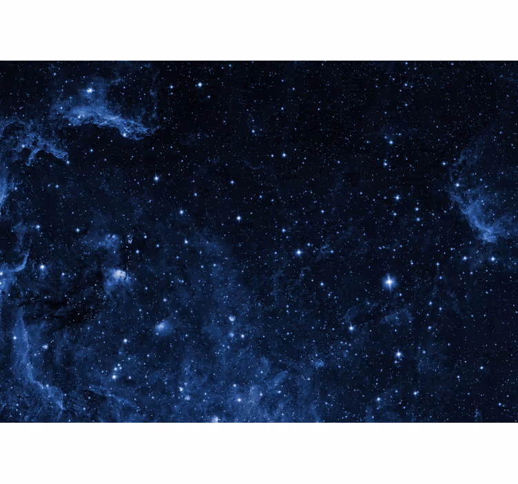 Dormitor galaxie cu fototapetde constelații - TenStickers