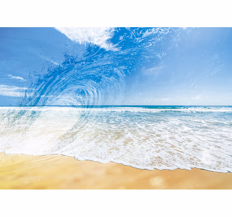 Fototapet mare strop de val oceanic - TenStickers