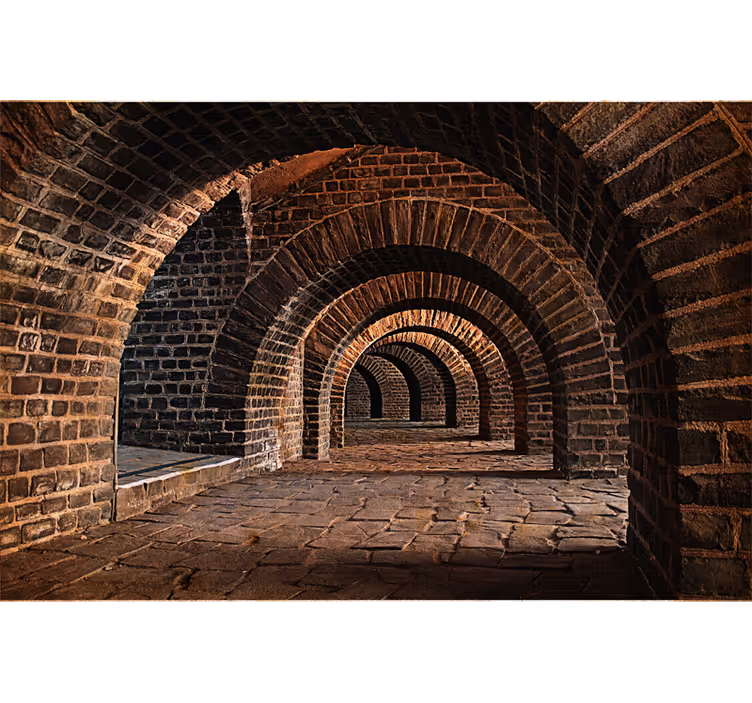 Mural tunel polonez 3d - TenStickers