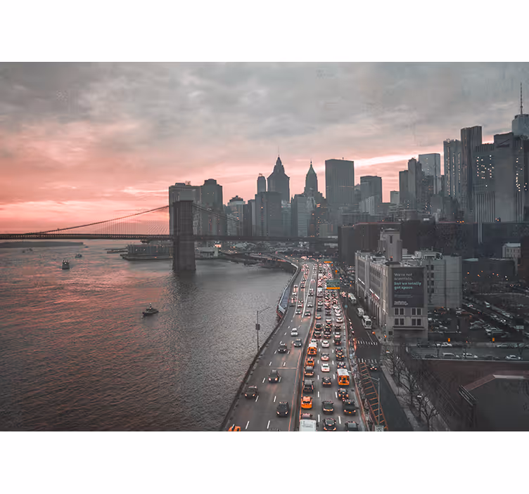 Fototapet new york peisaj urban manhattan - TenStickers