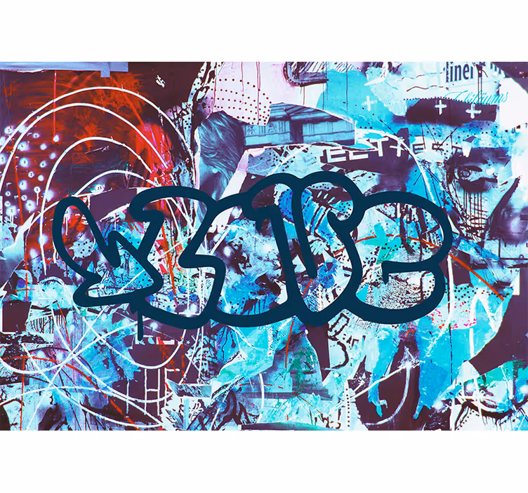 Graffiti urbani cu expresie text mural de perete - TenStickers