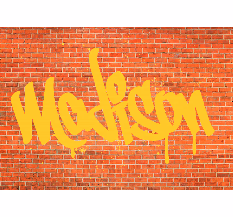 Fototapet artă urbană graffiti artistic textual - TenStickers