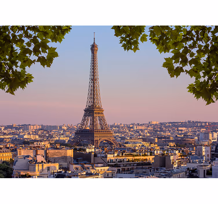 Fototapet Paris vedere la turnul eiffel - TenStickers