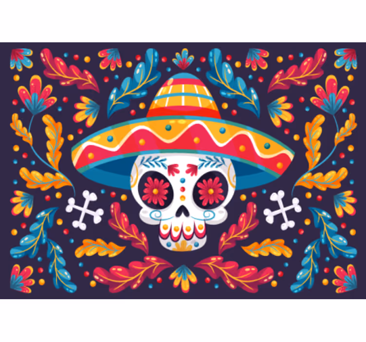 Mural de perete fantezie mexicană - TenStickers