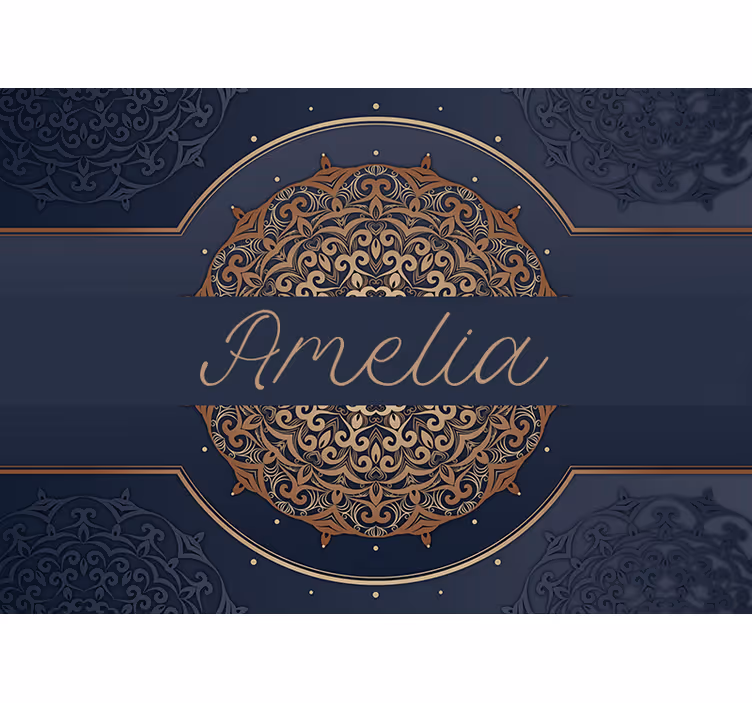 Mandala cu text personalizat mural de perete - TenStickers