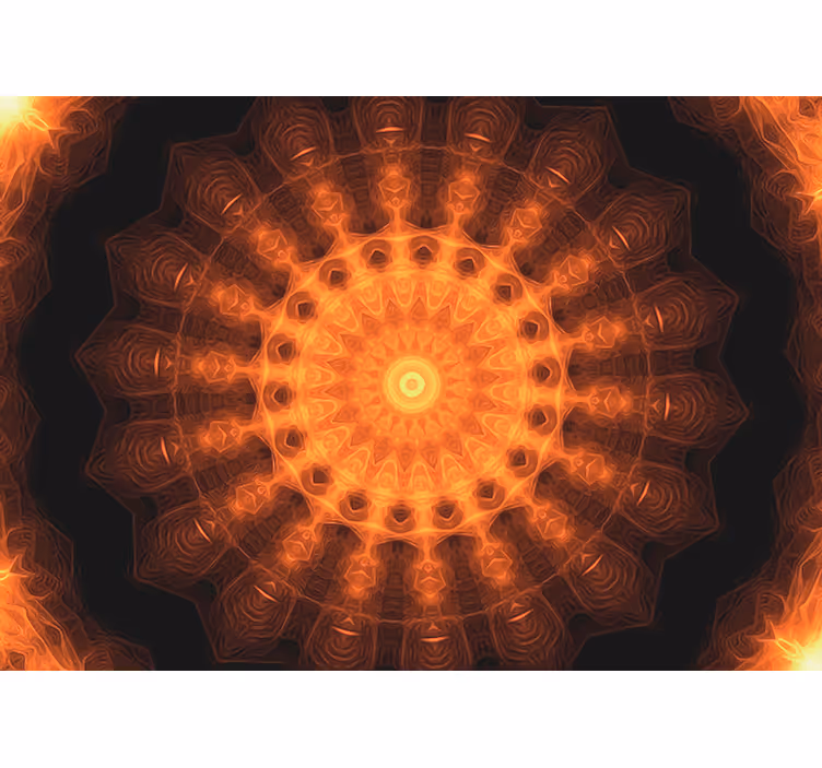 Fototapet mandale model circular radiant - TenStickers