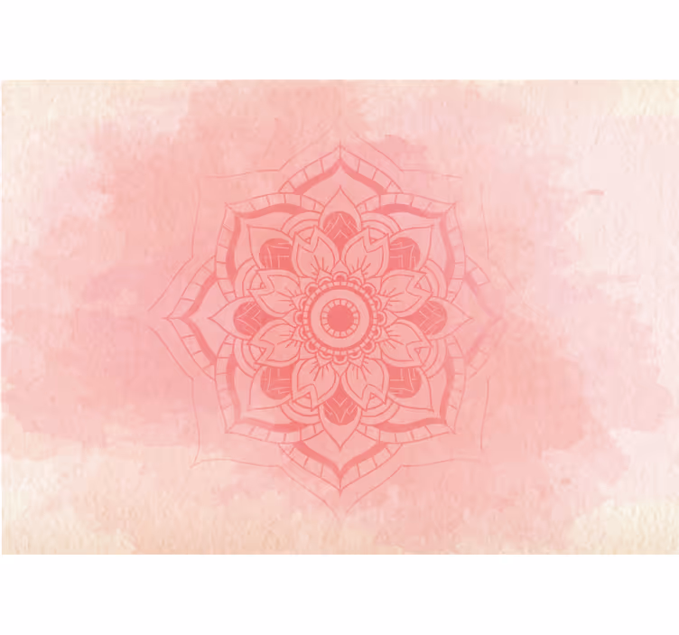 Fototapet mandale mandală florală elegantă - TenStickers