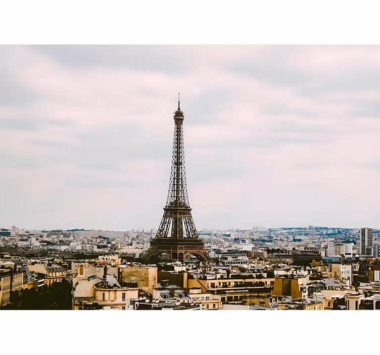 Fototapet paris priveliște scenică turn eiffel - TenStickers