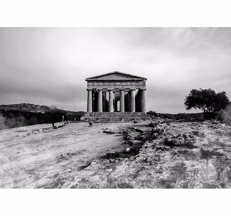 Fototapet artă clasică structura istorică a templului - TenStickers