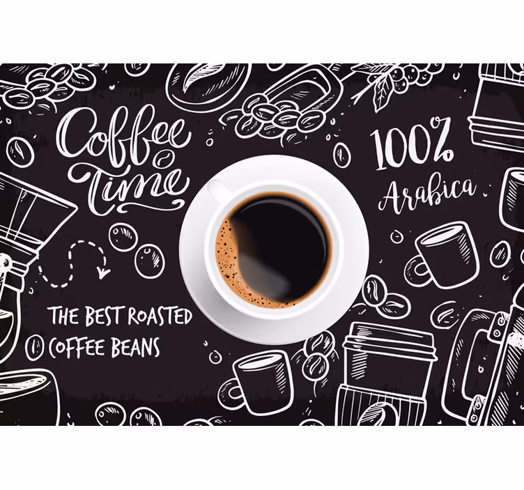 Imagini pentru timpul cafelei mural de perete - TenStickers