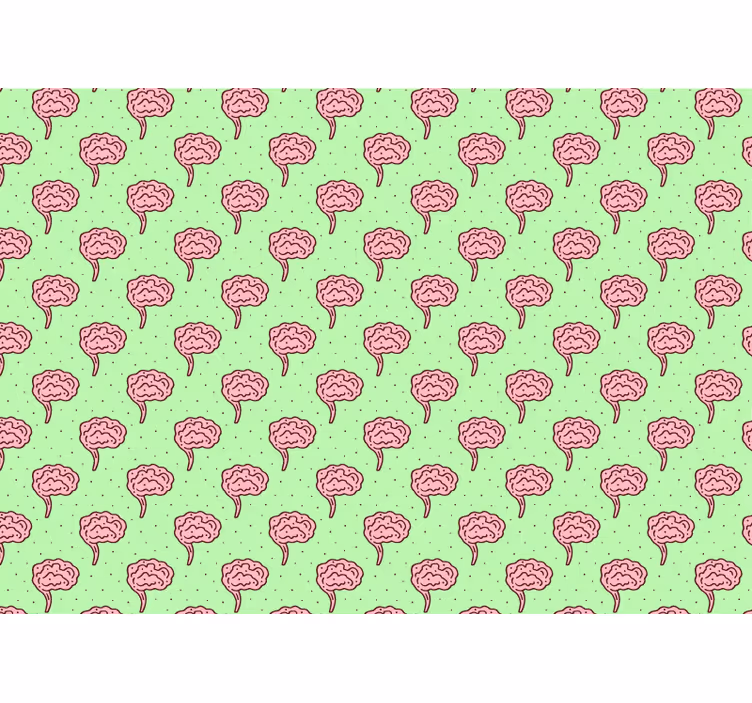Picturi murale de flori flori stilizate din minte - TenStickers
