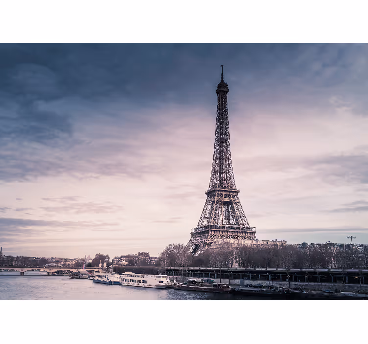Fototapet Paris silueta turnului eiffel - TenStickers