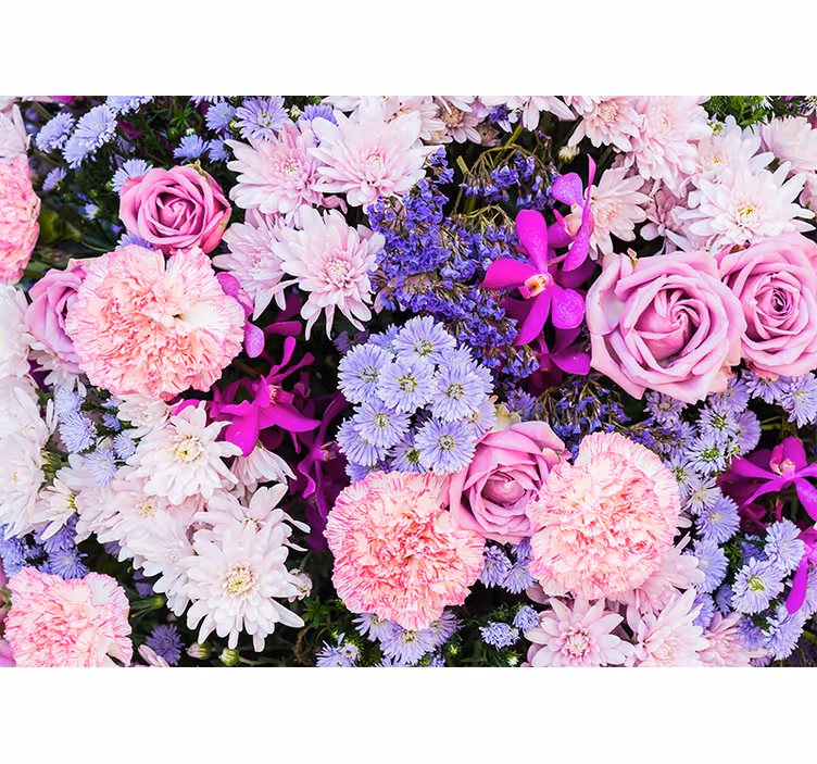 Fototapet cu flori aranjament floral buchet - TenStickers