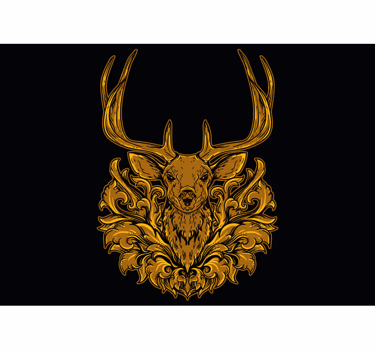Fototapet animale portret de cerb majestuos - TenStickers