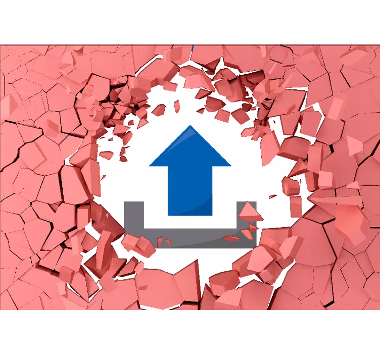 Fototapet 3d spargerea zidurilor - TenStickers
