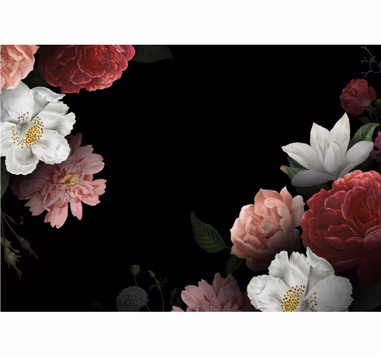 Fototapet cu flori aranjament floral exquisite - TenStickers