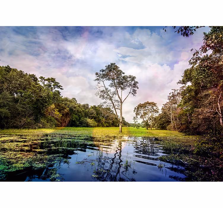 Fototapet peisaje scenă naturală liniștită - TenStickers
