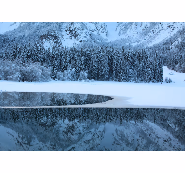 fototapetpentru terenul și lacul winder - TenStickers