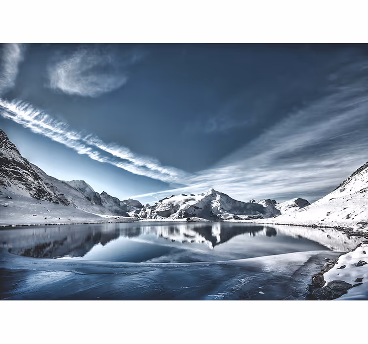 Muntele Fototapet peisaj glaciar maiestuos - TenStickers