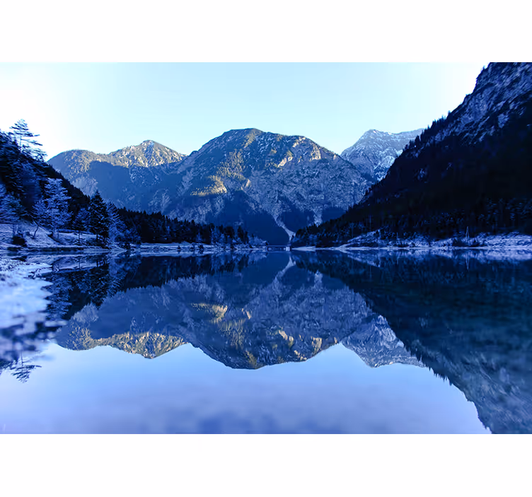 Fototapet peisaje reflecție montană - TenStickers
