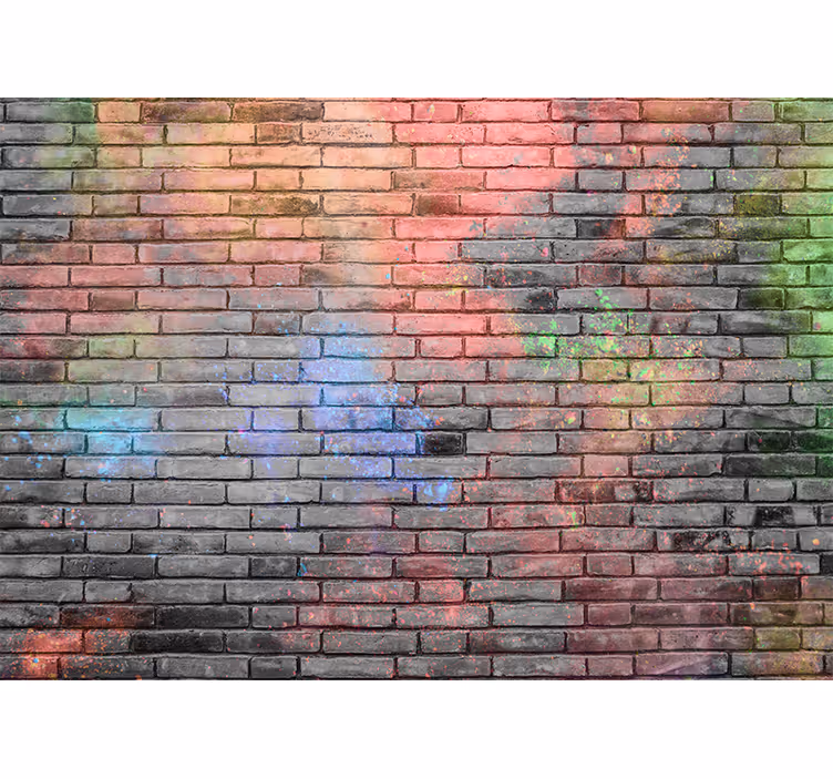 Fototapet artă urbană strop de culoare urbană - TenStickers