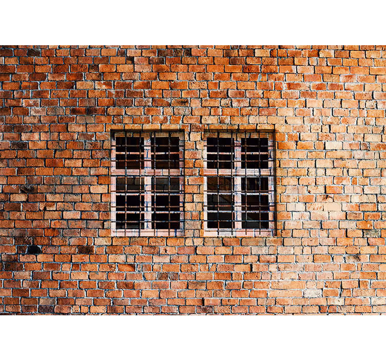Cărămizi fototapet feronerie din cărămizi rustice - TenStickers