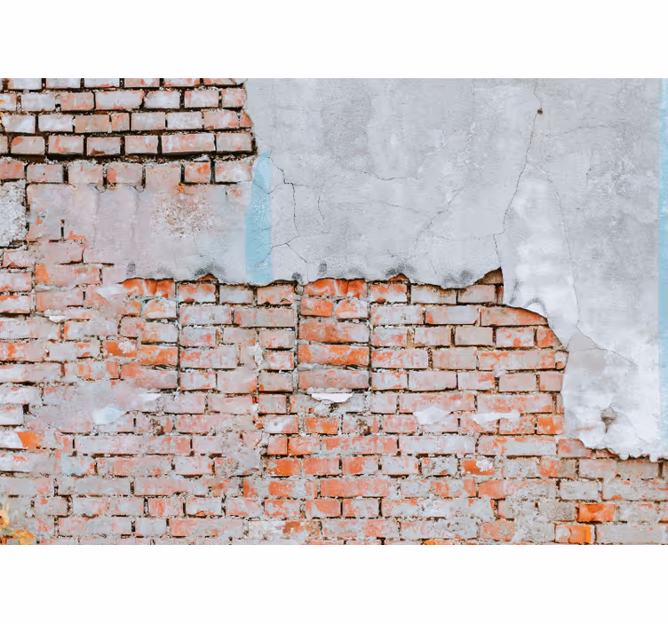 Mural de zid de cărămidă și beton - TenStickers