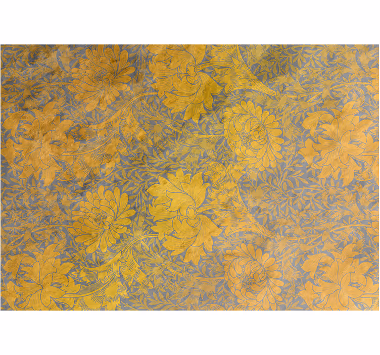 fototapetde flori din beton auriu 3d - TenStickers