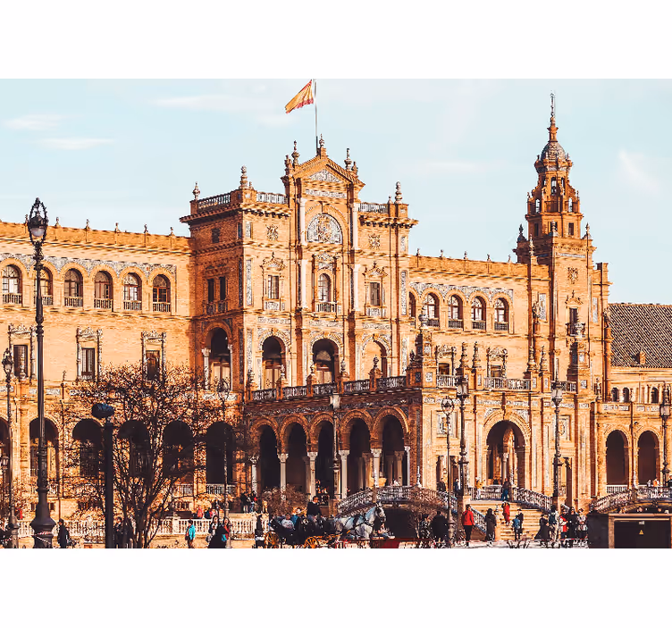 Fototapet madrid arhitectură istorică spaniolă - TenStickers