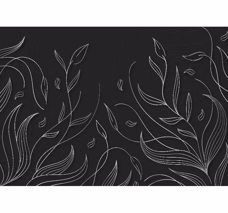 Fototapet natura modele elegante cu frunze - TenStickers