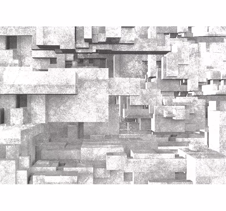 Fototapet abstract straturi geometrice - TenStickers