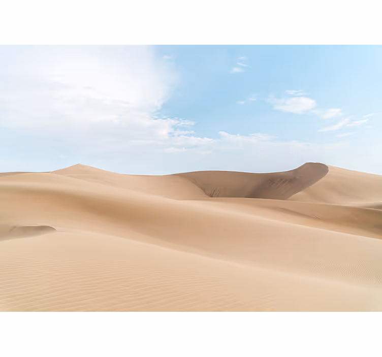 Deșert fototapet dune de nisip liniștite - TenStickers