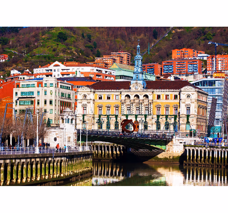 Fototapet madrid arhitectura istorică din bilbao - TenStickers