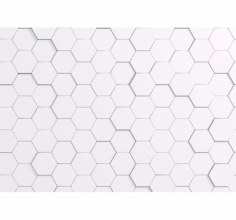 Fototapet texturat cu model hexagonal - TenStickers