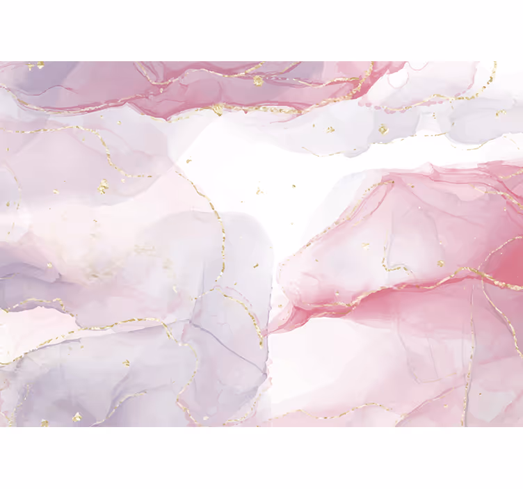 Fototapet abstract vârtejuri delicate roz - TenStickers