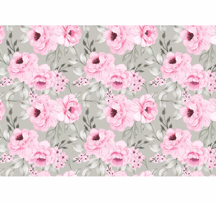 Fototapet cu flori aranjament cu bujori pastel - TenStickers