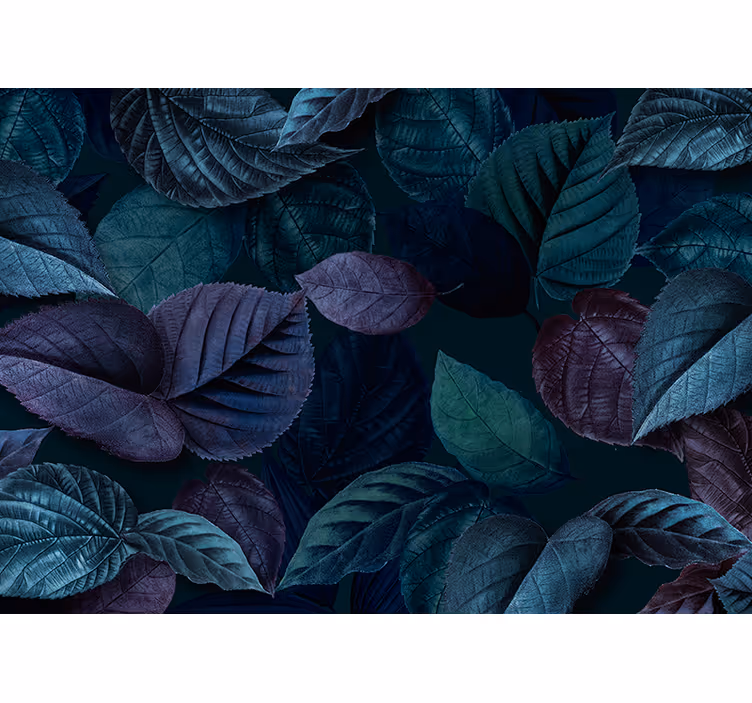 Fototapet natura modele de frunze delicate - TenStickers